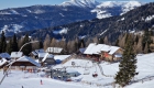 Pistes en skilift in Bad Kleinkirchheim.